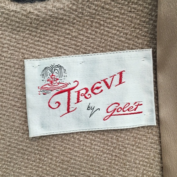 SOLD :: Vintage 50s Wool & Fur Swing Coat - Picture 8 of 8